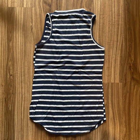 Southcott navy and white striped tank top - Picture 3 of 4